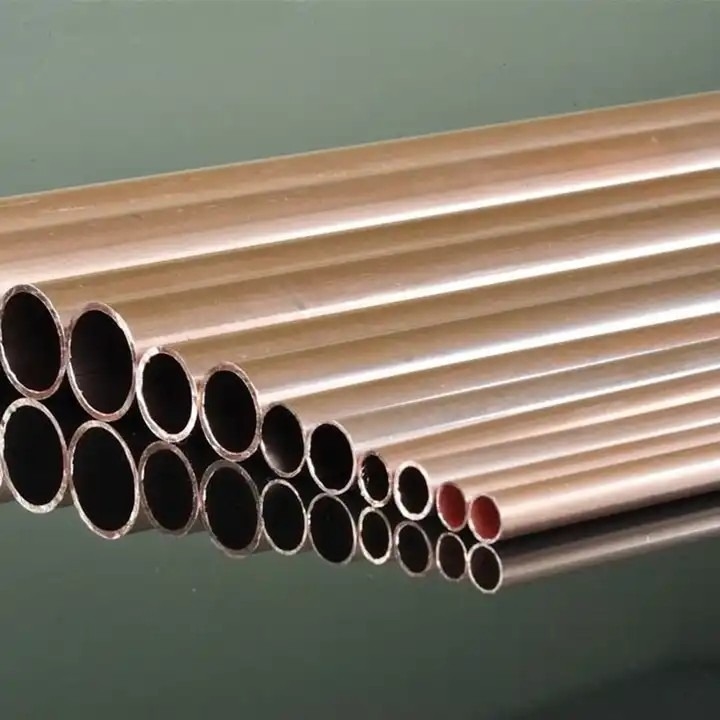 99.9% Pure Copper Tube C10100 C10200 C11000 / Copper Pipe  Hairline