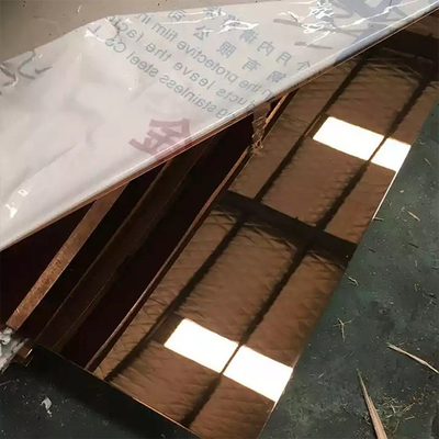 İyi bir fiyat. Astm 201 430 Paslanmaz Çelik Sac Altın Ayna Kaplama Titanyum Altın Kaplama çevrimiçi