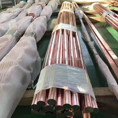 İyi bir fiyat. C11000 Bakır Süper  Bakır Çubuk Çubuk Yuvarlak Düz Uzunluk 300-6000 çevrimiçi
